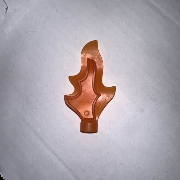 Lego Duplo Fire Flame Orange Translucent Blaze Replacement Piece for Fire House - Picture 1 of 6
